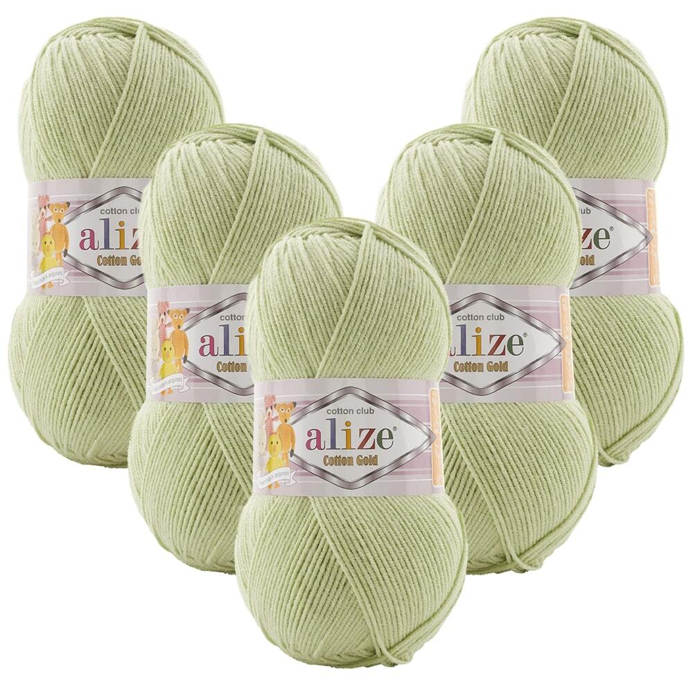 Alize Cotton Gold Wolle – 100 G Knäuel, OEKO-TEX Zertifiziert (Farbe 401) Für Strick- Und Häkelprojekte