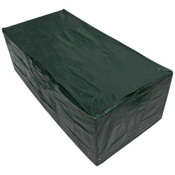 Woodside Rectangle Waterproof Garden Table Cover Green, 205 x 104 x 71 cm (W203) for sale