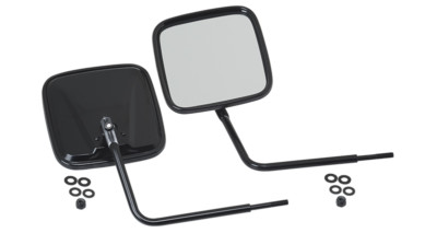 Outback Mirrors Black Stainless for Jeep Wrangler YJ TJ JK JL  Kentrol 50443