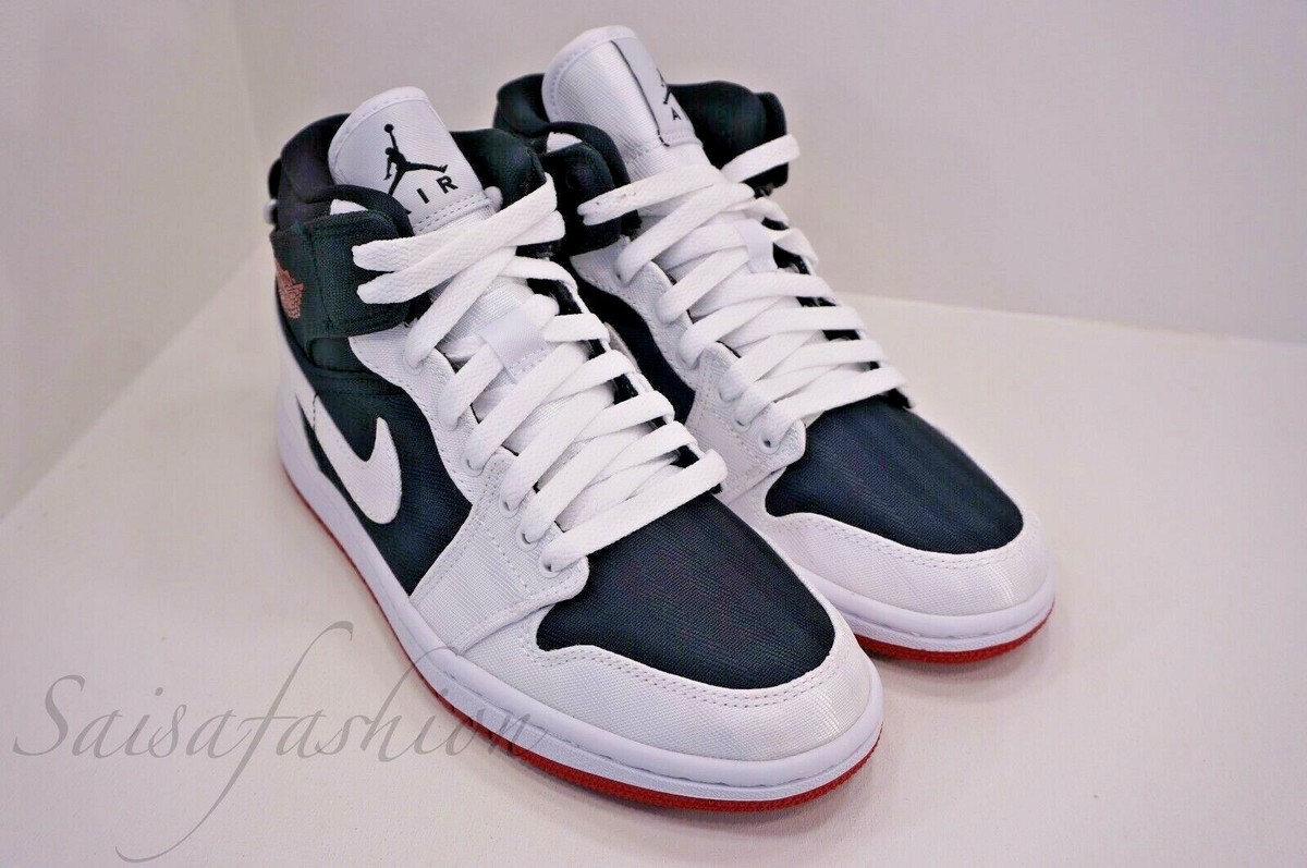 Nike Air Jordan 1 Mid Utility Black White DD9338-016 Women's Nike Air Jordan 1 Mid Utility Black White DD9338-016 Women's