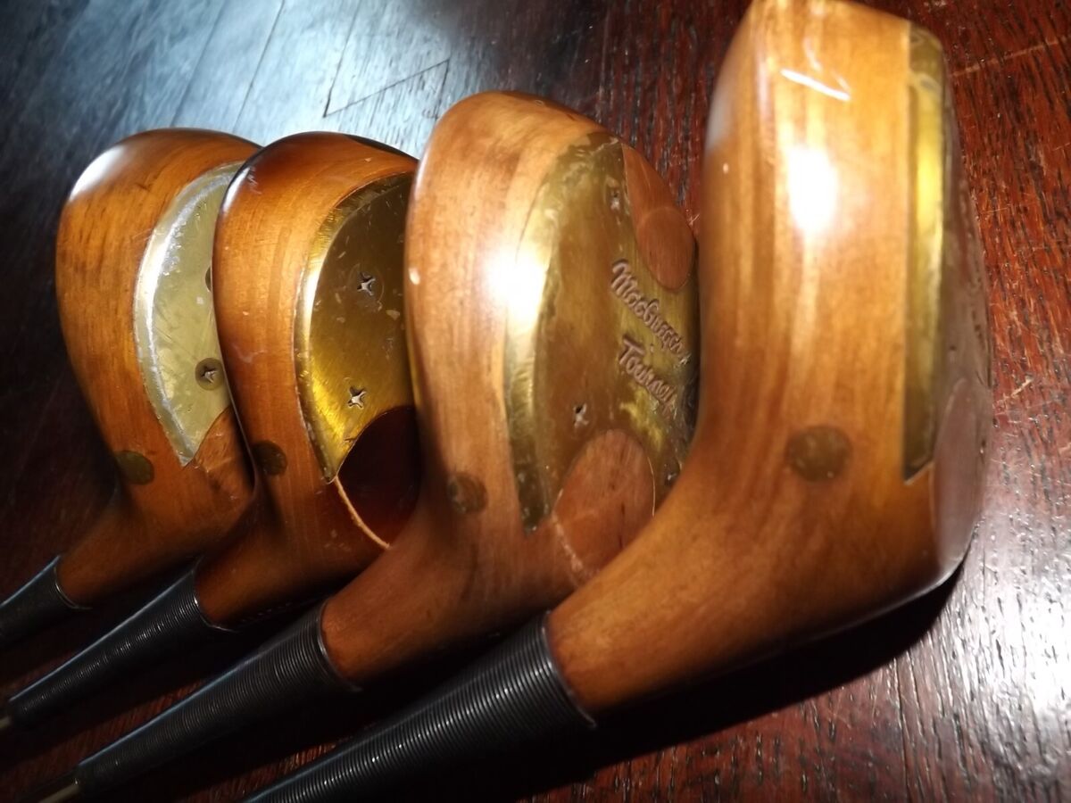 Vintage MacGregor Tourney 1974-1975 1, 3, 4, and 5 Persimmon Vintage MacGregor Tourney 1974-1975 1, 3, 4, and 5 Persimmon