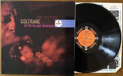 JOHN COLTRANE   ''Live'' At The Village Vanguard US Repress 1963 Gatefold LP VG