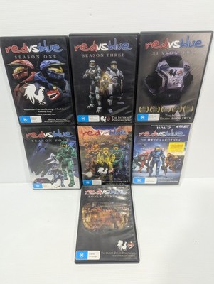 Red Vs. Blue DVD Set : Season 1 To 8 Plus Bonus Disc | Halo Xbox Bungie 343