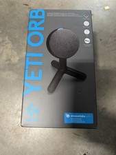LOGITECH YETI PREMIUM CONDENSER ORB MICROPHONE RGB GAMING BRAND NEW SEALED