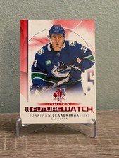 2024-25 Upper Deck SPA Future Watch Limited Red Jonathan Lekkerimaki #199 VAN