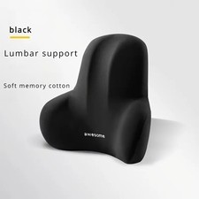 1pc Memory Foam Seat Cushion Set - 2-in-1 Lumbar  Seat Pillow for Office/Car