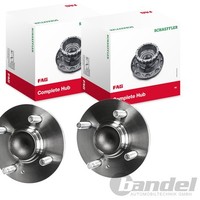 2X FAG RADLAGER-SATZ Hinten Passend FÜR Hyundai Accent Getz KIA Picanto RIO