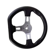 Universal 3-spoken steering wheel for go kart go carts scooter karting balance