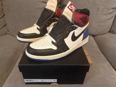 Nike Air Jordan 1 Retro High OG SP Fragment x Union Varsity Red IO7847-002 UK7,5