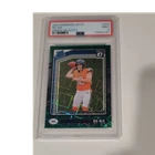 Panini Donruss Optic Rated Rookie Bo Nix #209 Green Velocity Prizm PSA 9