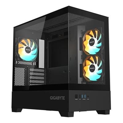 Gigabyte C201 Panoramic Mid Tower Gehäuse - Schwarz