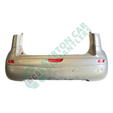 NISSAN NOTE 2011 GOLD REAR BUMPER WITH SENSORS