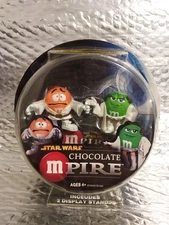 STAR WARS Chocolate M&Ms Mpire LUKE SKYWALKER & PRINCESS LEIA 1T