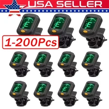 LCD Clip On Chromatic Acoustic Electric Guitar Bass Ukulele Banjo Violin Tuner