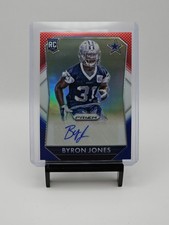2015 Panini Prizm - Rookie Signatures Byron Jones #RS-BJ Red White & Blue Prizm