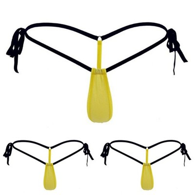 Männer G-String Tanga Stretchy Atmungsaktive Tasche T-Back Jockstrap Unterwäsche