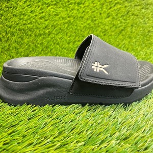 Kuru Moment Mens Slide Sandals Sz 13 M Midnight Blue Pale Lime Platform‎ Slip On Kuru Moment | eBay main image 2