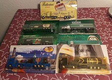 Sammlung verschiedener Werbe-Lkw f&uuml;r Alkohol 1993-2000