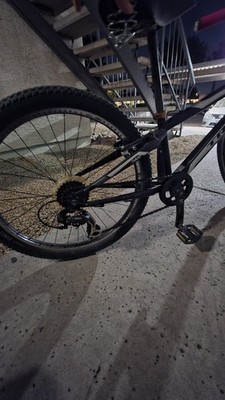 Trek MT 220 Mountain Bike Black 24in Wheels Flat Bar V-Brake