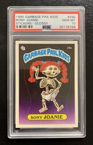 1985 Garbage Pail Kids OS1 Bony Joanie 29a PSA 10 GEM MINT-RARE GLOSSY AWARD TWT