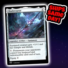Shadowspear - Custom Art Magic: The Gathering Playtest Card - Commander EDH