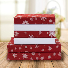 Elegant Comfort Holiday Printed 6-Piece Sheet Set 1500 Thread Count Breathable