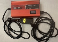 TEPU Upgraded 36 Volt 18 Amp Golf Cart Battery Charger with Voltage Display