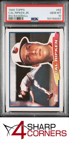 1988 TOPPS BIG BASEBALL #62 CAL RIPKEN JR. ORIOLES HOF PSA 10