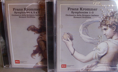 Franz Krommer- Symphonies op. 1-3/4,5,7- CPO- 2 CDs