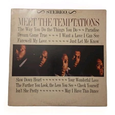 The Temptations Vinyl LP Meet The Temptations (1981) Motown 