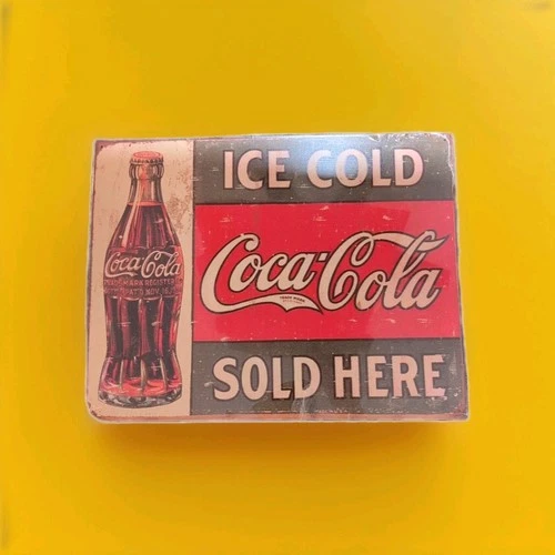 Retro Coca-Cola Metal Tin Sign Official Vintage Style Coke Advertising 16 X 12.5