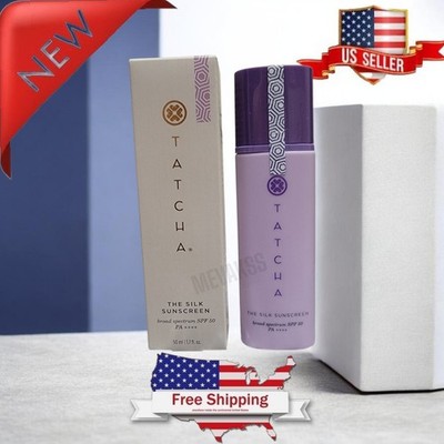 Brand New Tatcha The Silk Sunscreen SPF50 Weightless Mineral Sunscreen Exp 05/28