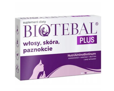 Biotebal Plus   Für Haare, Haut & Nägel   40 Tabletten   Nahrungsergänzung