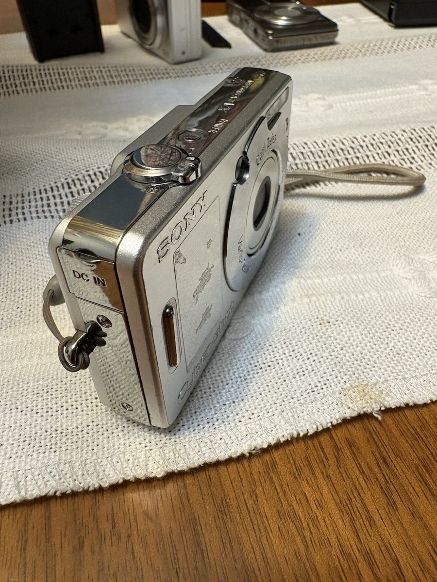 Sony Cyber-shot DSC-W50 6.0MP Digital Camera - Silver for sale