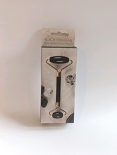 Image of Black Obsidian Crystal Facial Roller Massage Tool BNIB Sealed
