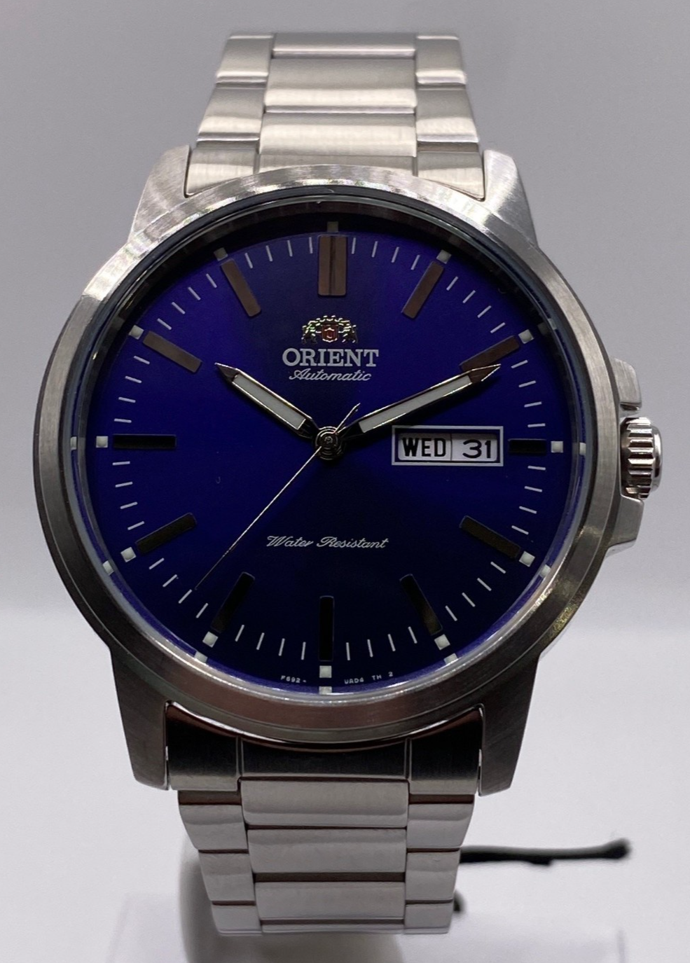 Orient Contemporary Mens Automatic Watch RA-AA0C02L39B 42mm Blue Dial Steel