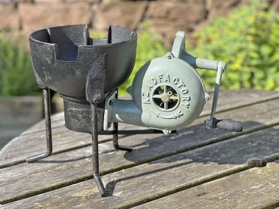 Hand Cranked Forge & Blower Model 31 | Blacksmith Jewelry Coal Fire Tool
