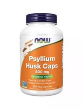 NOW Foods Psyllium Husk Caps 500 mg 500 Veg C...