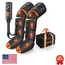 Leg Massager with Heat and Compression for Circulation Foot Calf Thigh Pain