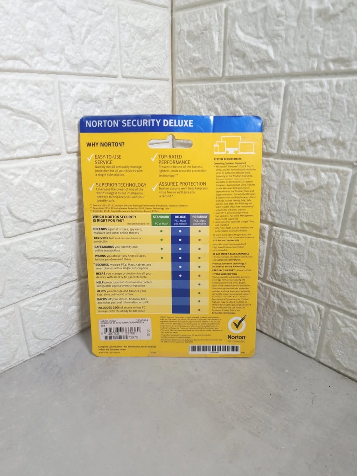 Norton 360 Deluxe -Antivirus Software for 5 Device / 15 Months - Image 2 of 2