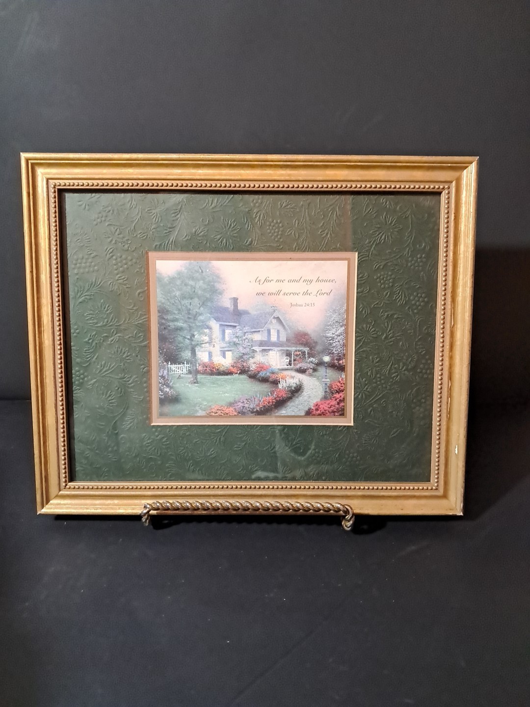 Thomas Kinkade Home Is Where The Heart Is Framed Accent Print 9x11 Includes COA