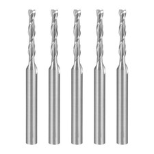 5pcs 1/8" Shank 2.0mm x 12mm Carbide End Mill CNC Router Bits 2 Flutes