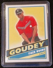 2020 Upper Deck Goodwin Champions TIGER WOODS Goudey Insert Card #G25