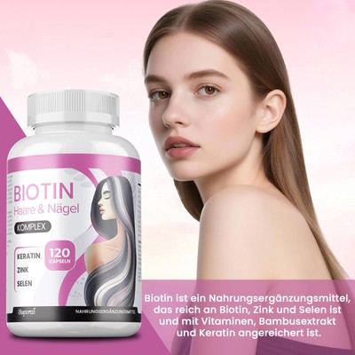 Biotin - Vitamin E, Anti-Aging, Antioxidantien, Hautgesundheit, Haarwachstum