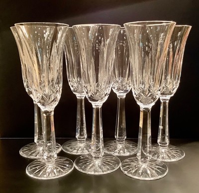 Waterford Crystal Ballyshannon 8-1/2'' Champagne Flute w/ Gothic Mark ~ Perfect!