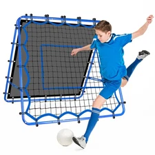 4x4FT Dual-Sided Soccer Rebounder Net, Fast & Slow Rebound Speed Training for...
