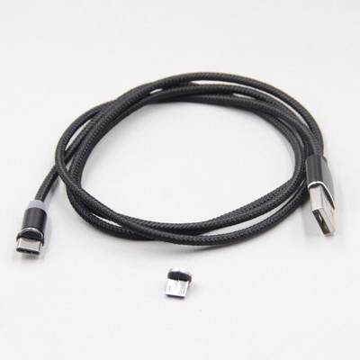 Câble De Chargement Magnétique Pour Cubot R15 Pro - USB-C Et Micro-USB - 1m, 2A, Transmission Données - Neuf K-S-Trade