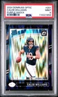 2024 DONRUSS OPTIC CALEB WILLIAMS PURPLE SHOCK #201 PSA MINT 9