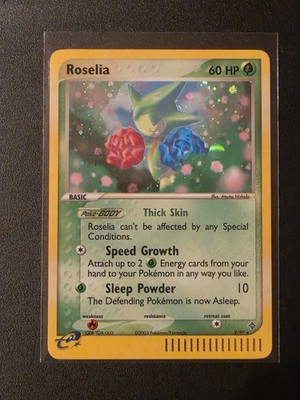 Pokémon TCG Rosalia 9/97 Holo Rare Aquapolis NM E Reader Vintage