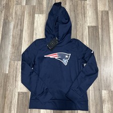 NIKE Therma Fit NEW ENGLAND PATRIOTS Hoodie Sweatshirt Small NFL Football NWT
